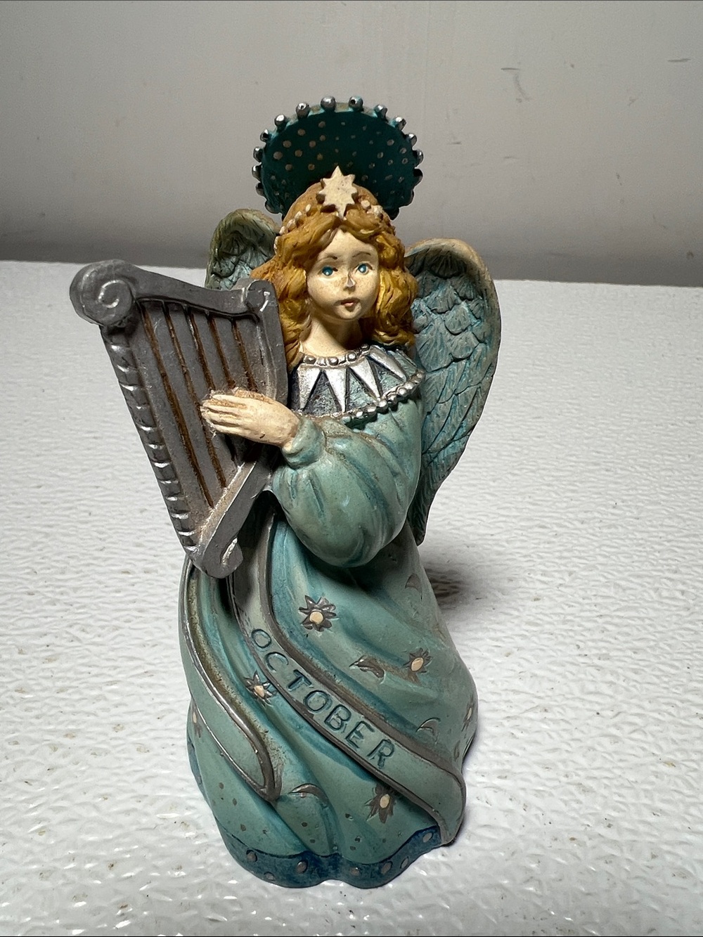 Vintage OCTOBER Angel- Angel of the Month Novelino, Inc. 1993 Marjorie Sarnal